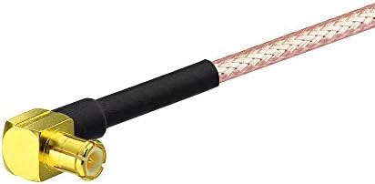 Eightwood DAB+ Antenna Adapter MCX Male to SMA Female Pigtail Cable 6 Inch 15 cm RG316 2 Pieces for Wirelesse 2.4GHz WiFi Antenna Router Multi-Way