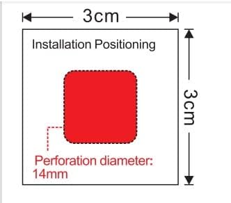 Eightwood Car Antenna AM/FM with Amplifier Antenna Car FM 17.5 cm Roof Antenna Car Radio Antenna Amplifier with DIN Adapter 500 cm Cable