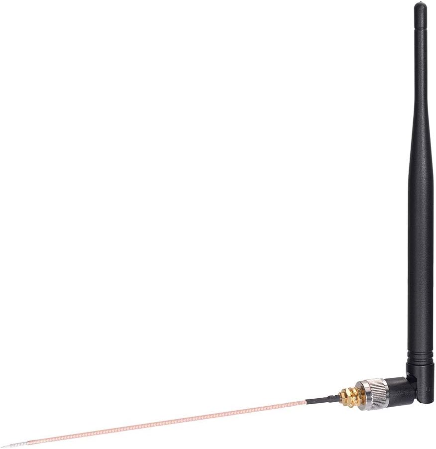 Eightwood 868 MHz Antenne Kipp-und-Schwenkbar NFC RFID Antenne SMA Stecker + SMA Buchse Pigtail Kabel RG178 15cm 6inch für GSM Wireless WiFi Homematic CCU3 CCU2 CC1101 Ham Radio MEHRWEG