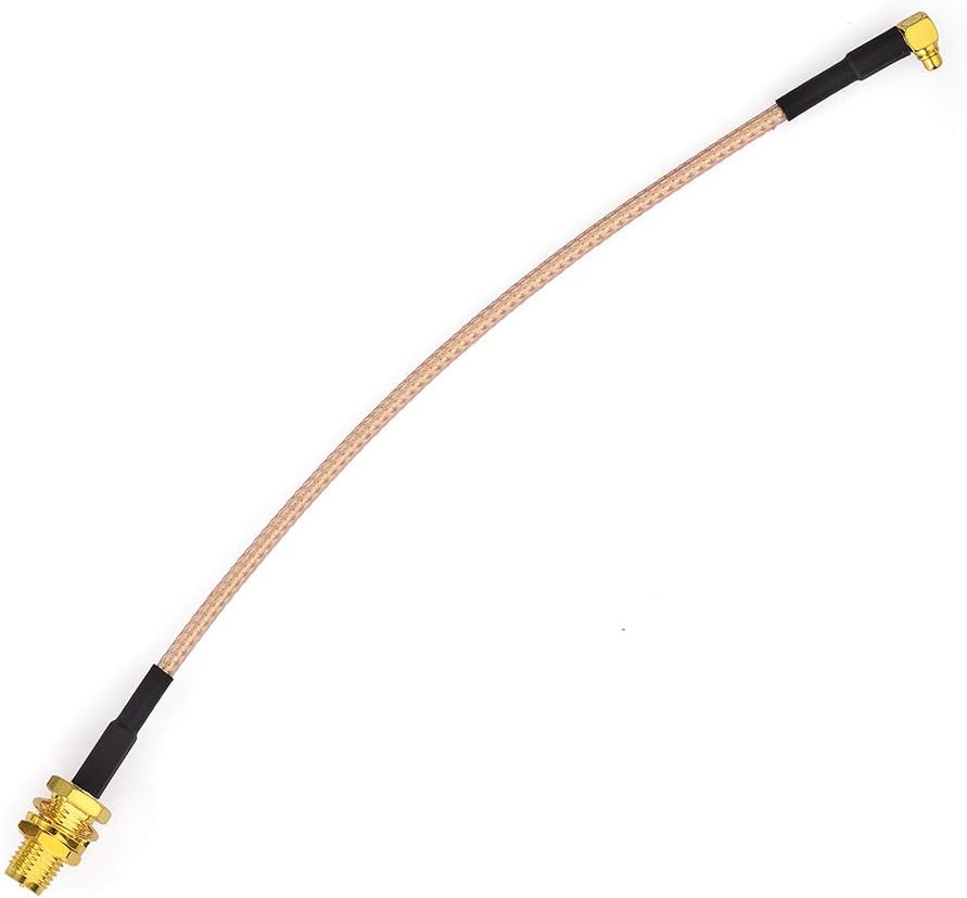 Eightwood Wlan Antenne Adapter MMCX Stecker auf RP-SMA Buchse Pigtail Kabel RG316 6inch 15cm 2 Stücke für 2.4GHz Wifi Antenne MEHRWEG Wirelesse Router