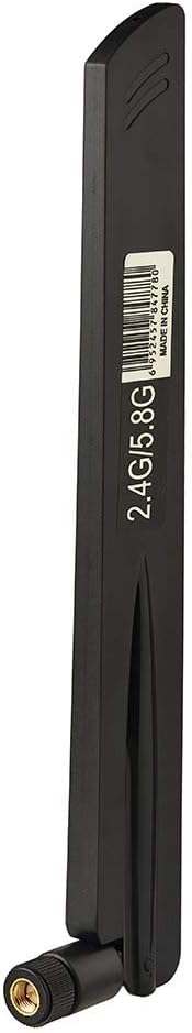 Eightwood 2.4GHz 5GHz Dual Band WiFi Antenna 9dBi Omni SMA Male Antenna for Backup Camera, Security Camera, FPV Drone, ISM, Smart Home Devices