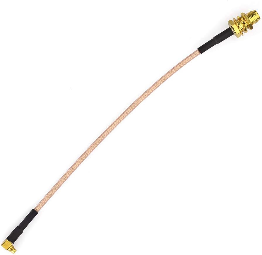 Eightwood Wlan Antenne Adapter MMCX Stecker auf RP-SMA Buchse Pigtail Kabel RG316 6inch 15cm 2 Stücke für 2.4GHz Wifi Antenne MEHRWEG Wirelesse Router