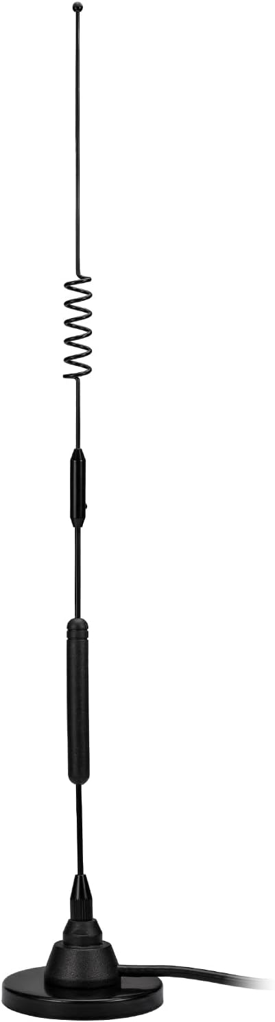 Eightwood 10dBi 4G LTE Antenna Omni SMA Male Antenna with Magnetic Base Extension Cable 9.8ft for 4G Router Wireless Home Phone Modem Outdoor Cellular Trail Camera