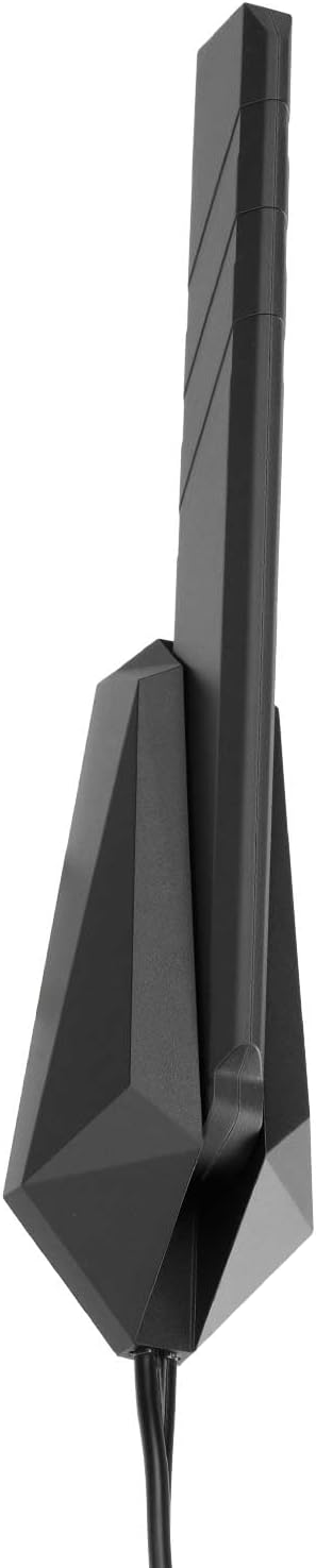 Eightwood WiFi 7 Gaming PC Motherboard Antenna Tri-Band Magnetic Base Antenna with Push-on Connector for ASUS ROG Strix, TUF Gaming, ROG Crosshair, ProArt, Prime Series WiFi 7 Motherboards