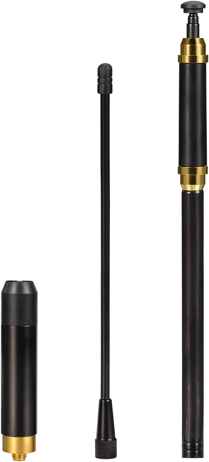 Eightwood Dual Band VHF UHF Antenne Ham Radio Antenne Teleskopantenne SMA Buchse 5,5dBi 136–174/400–470 MHz für Baofeng UV-5R UV-82 Quansheng Wouxun Ham Radio Walkie Talkie Two Way Radio