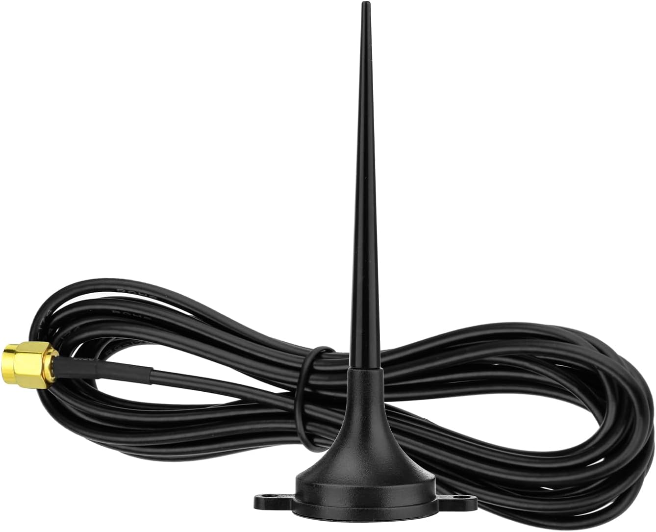 Eightwood 4G LTE GSM Antenna MIMO SMA Male Antenna Magnetic Base (2-Pack) for 4G LTE CPE Router Mobile Hotspot Cellular Gateway Industrial IoT