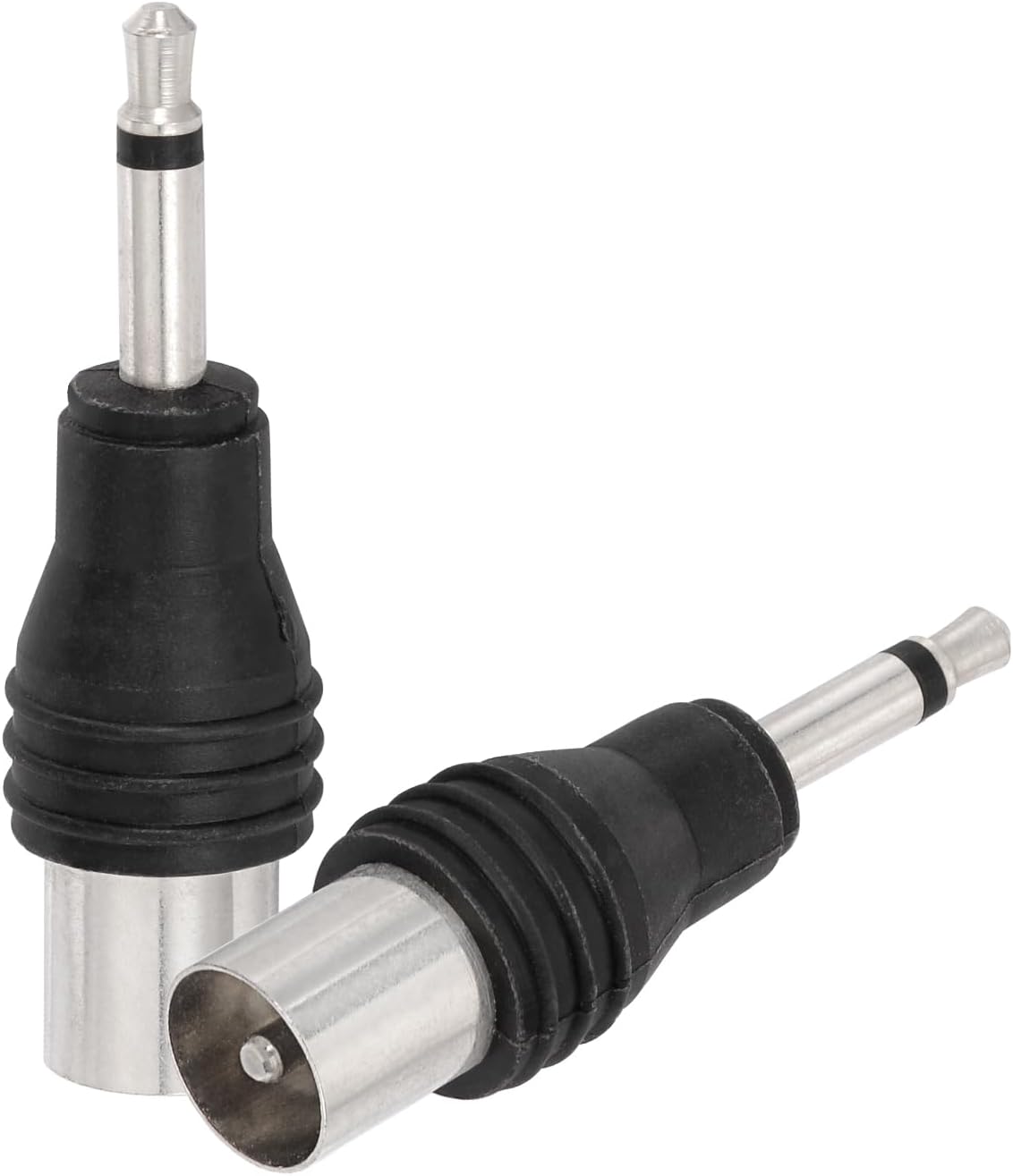 Eightwood Adapter 3,5 mm Mono Stecker auf 9,5 mm Pal TV Stecker Adapter 2 Stück für TV Radio Stereo Receiver Bose Wave Radio