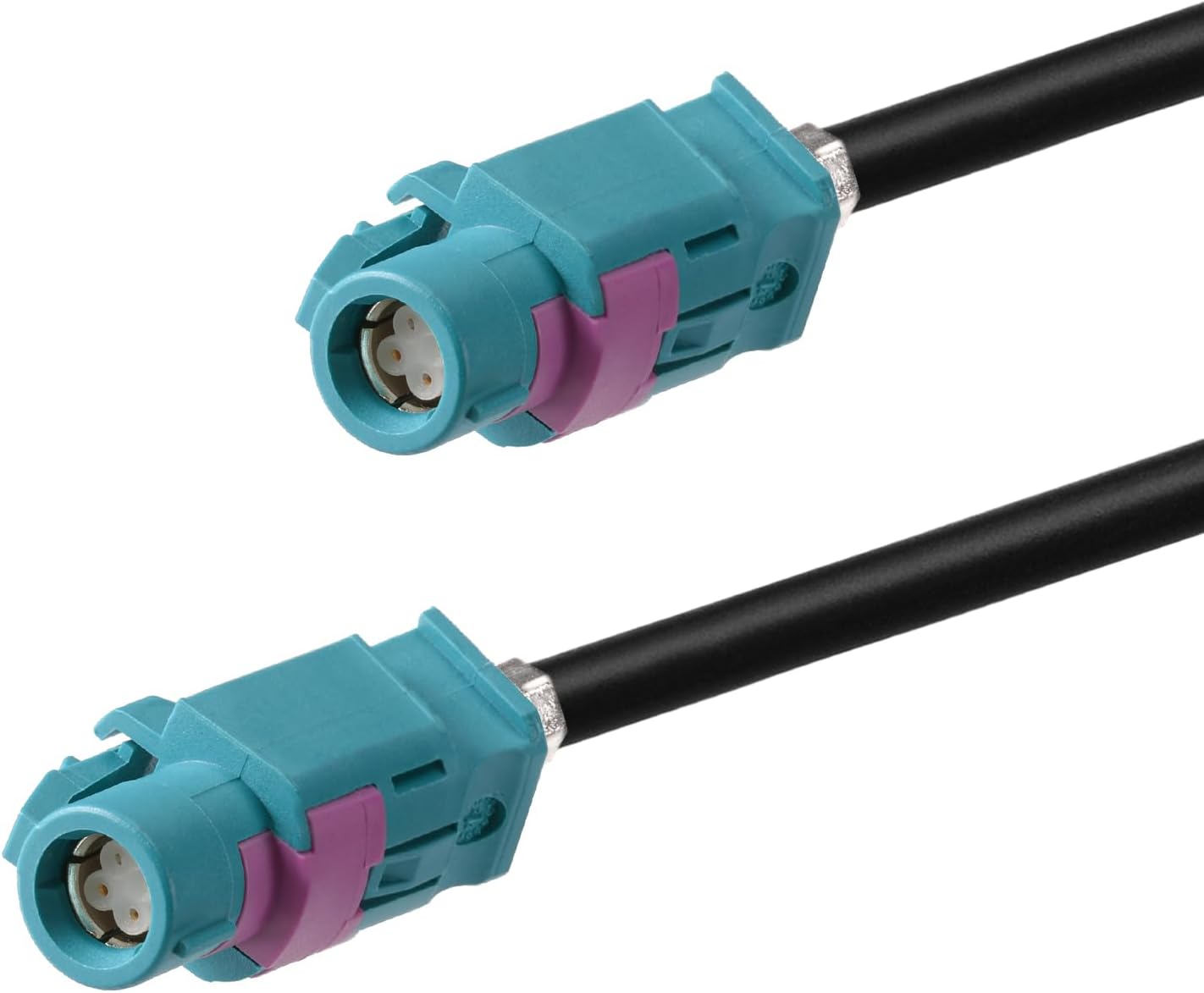 Eightwood HSD LVDS Z Buchse Kabel 300cm 535 4-Core für BMW F30 F31 F10 F11 F25 F15 Audi VW Mercedes Citroen Peugeot Video Audio Rückfahrkamera Nachrüstung Navigation