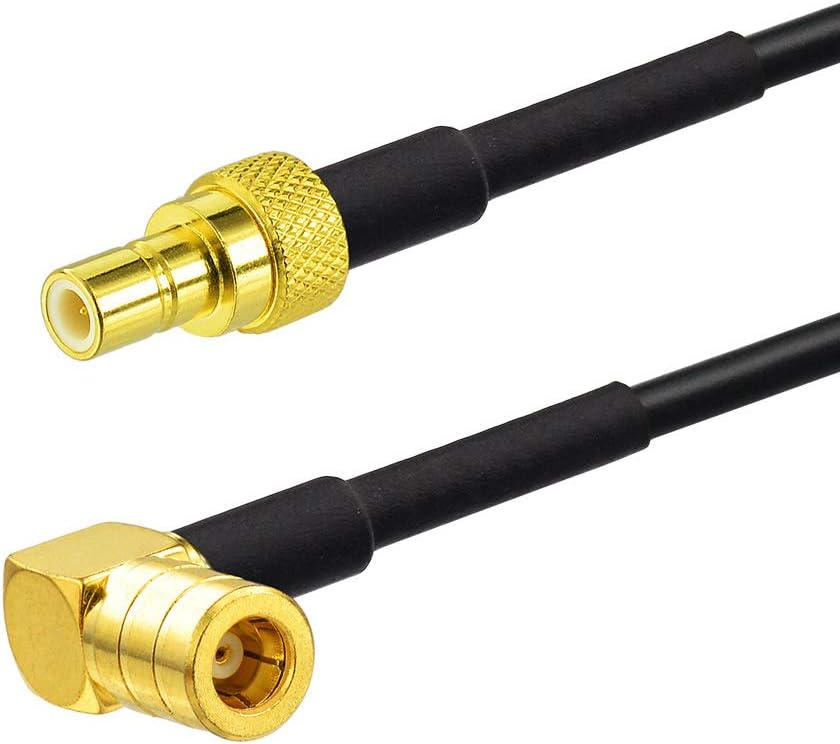 Eightwood DAB+ Antenna Adapter SMB Cable Car Radio SMB Female to SMB Plug RG174 8.2ft 250 cm DAB Antenna SMB Extension for TechniSat Pioneer Sony Alpine Multi-Way