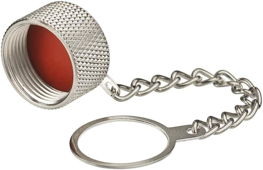 Eightwood 10pcs Protective Cover Dust Cap with Chain for N Female Connector, SO239 Connector