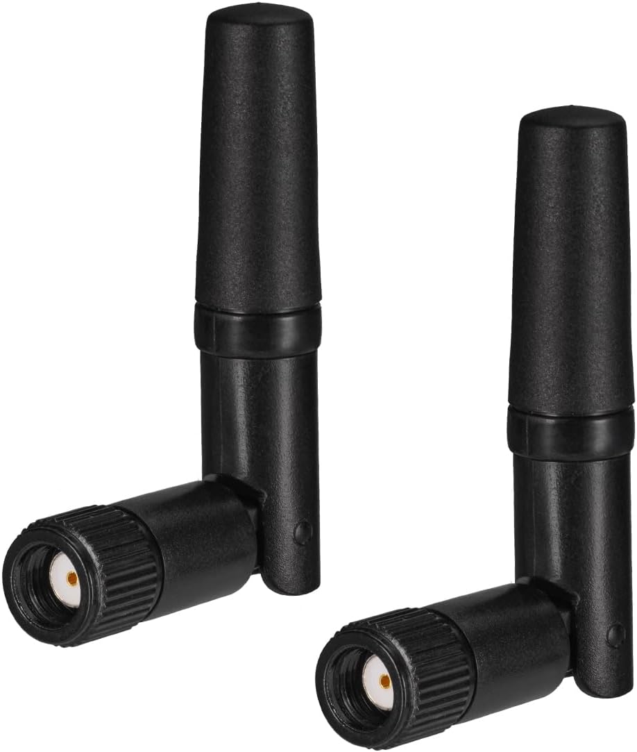 Eightwood M.2 WiFi Card Antenna 2.4GHz 5GHz Small WiFi Antenna + MHF4 IPEX to RP-SMA Cable 10in + Computer Slot Bracket (6-Pack) for M.2 NGFF Network Card PC Desktop Computer