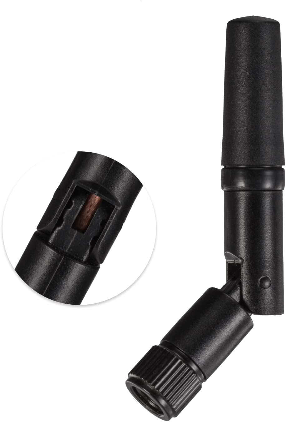 Eightwood M.2 WiFi Card Antenna 2.4GHz 5GHz Small WiFi Antenna + MHF4 IPEX to RP-SMA Cable 10in + Computer Slot Bracket (6-Pack) for M.2 NGFF Network Card PC Desktop Computer