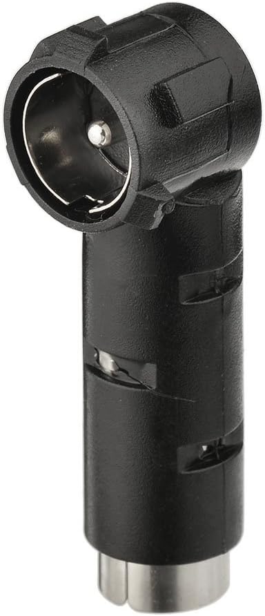 Eightwood Antenna Adapter SMB Cable DIN Female to DIN Male (2 Din) to SMB Plug with DIN-ISO Adapter RG174 30 cm for AM/FM DAB Car Radio Multi-Way