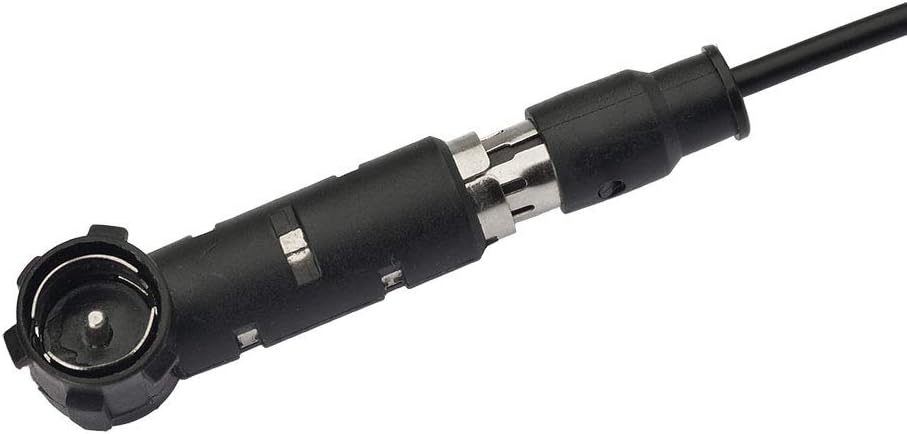 Eightwood Autoradio Antenne FM Car Radio Antenne Radio Patch Windschutzscheiben Paste Antenne FM 300cm Kabel + DIN Buchse 41585 auf ISO Adapter für Autos Radios LKWs Universal MEHRWEG