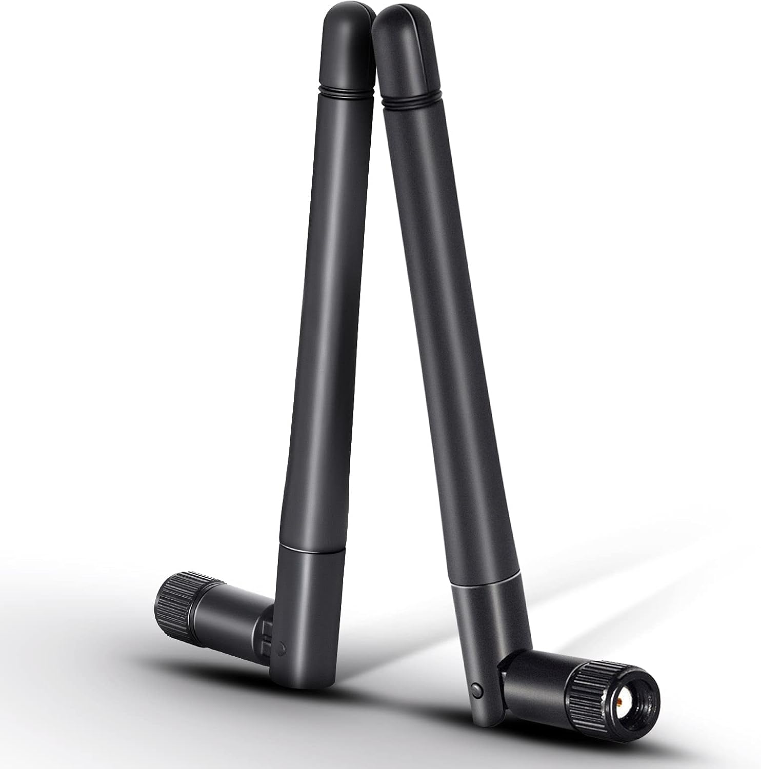 Eightwood WLAN Antenne 2.4G/5G Dualband WiFi Antenne MIMO RP SMA WLAN Antenne 2 Stücke für WiFi Card WLAN PCI Karten Wirelesse Router Bluetooth MEHRWEG