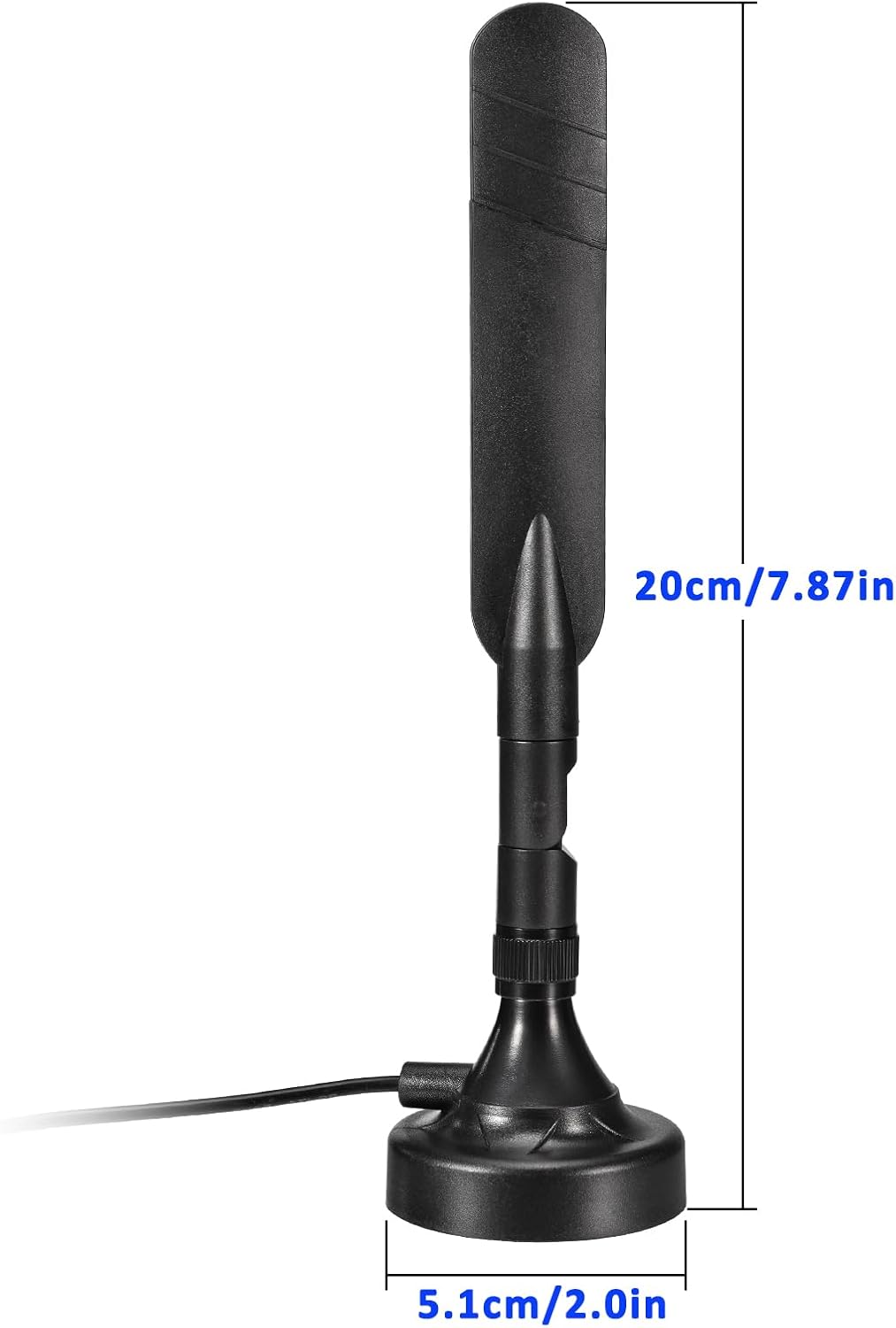 Eightwood 4G LTE Antenna with Magnetic Base MIMO SMA Male Antenna for 4G LTE Router Hotspot Modem Industrial Cellular IoT Gateway Security Camera