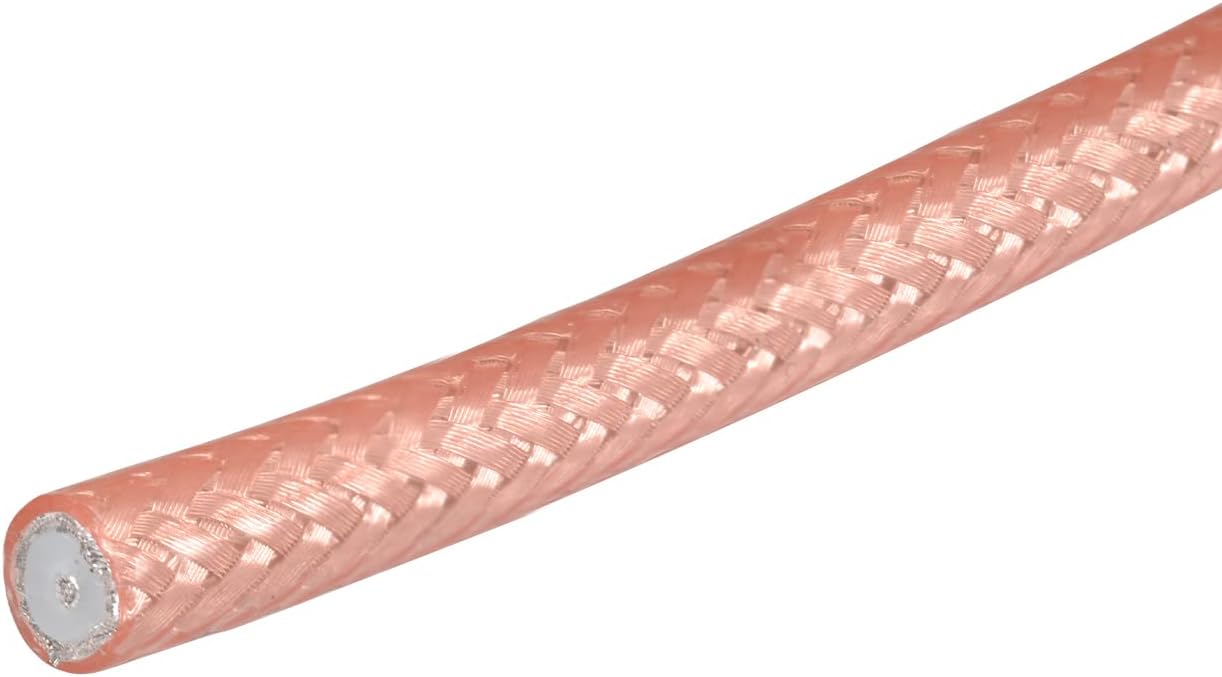 Eightwood RG400 RF Coax Cable 50ft, M17/128 Double Shield Coaxial Cable for Base Station Ham Amateur Radio Antenna Jumper