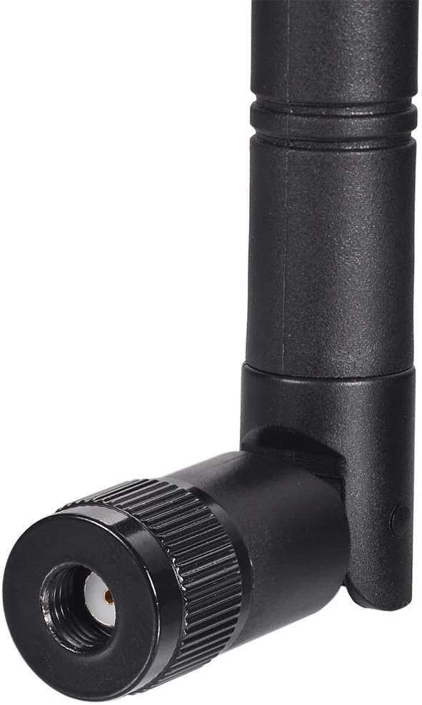 Eightwood 868 MHz Antenne Kipp-und-Schwenkbar NFC RFID Antenne RP-SMA Stecker + RP-SMA Buchse Pigtail Kabel RG178 15cm 6inch für GSM Wireless WiFi Homematic CCU3 CCU2 CC1101 Ham Radio MEHRWEG