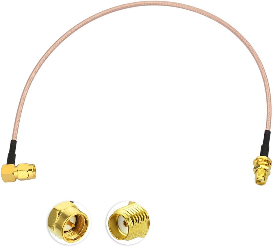 Eightwood SMA Kabel SMA Buchse auf SMA Stecker RF Kabel RG316 12inch 1ft 30cm 2 Stücke für DAB Auto Radio Homematic Antenne CCU3 CCU2 CC1101 Raspberry Pi MEHRWEG