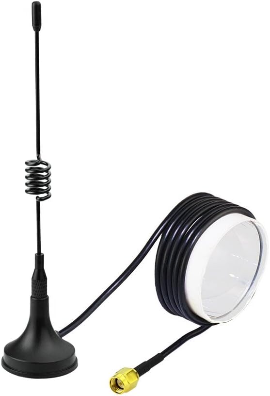 Eightwood 433 MHz Antenne 3dbi SMA Stecker mit Magnetic Base 3m 300cm 9.8ft Kabel für Wireless Homematic CCU3 CCU2 CC1101 Ham Radio MEHRWEG