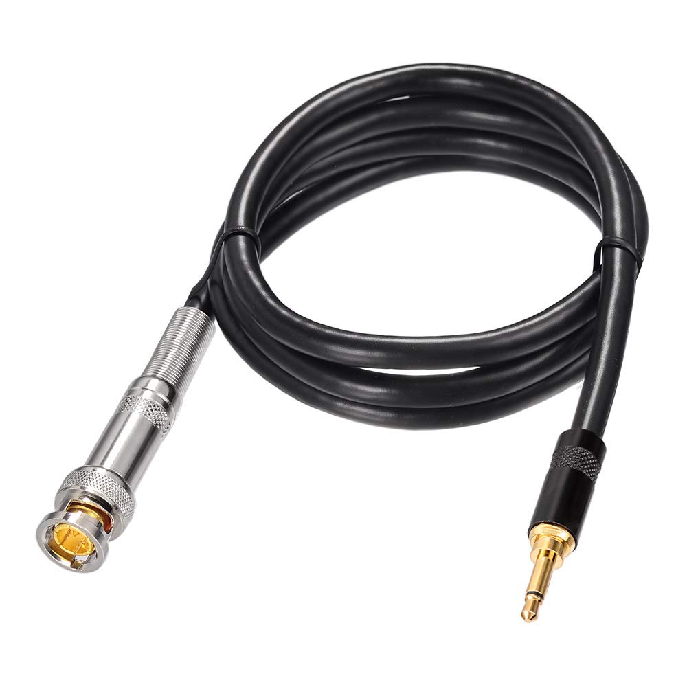Eightwood 3,5 mm Audiokabel BNC Stecker auf 3,5 mm Stecker Power Audio Kabel 100cm 3,5mm Verlängerung für BNC Antenne Tragbare Audiogeräte Digitalkameras Camcorder Tragbare DVD Player Stereo MEHRWEG