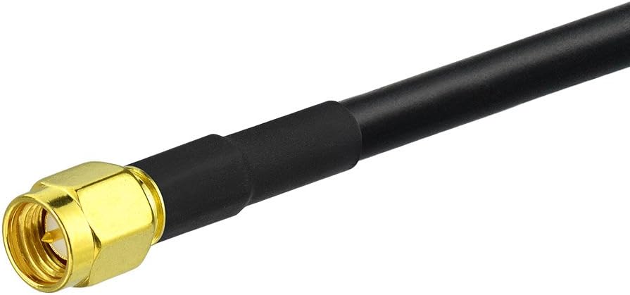 Eightwood CB Radio Antennenkabel SMA Kabel SMA Stecker auf UHF Buchse SO239 Koaxialkabel RG58 15cm für CB Antenne Radio Antenne WiFi Handfunk Walkie Talkie Amateurfunk MEHRWEG