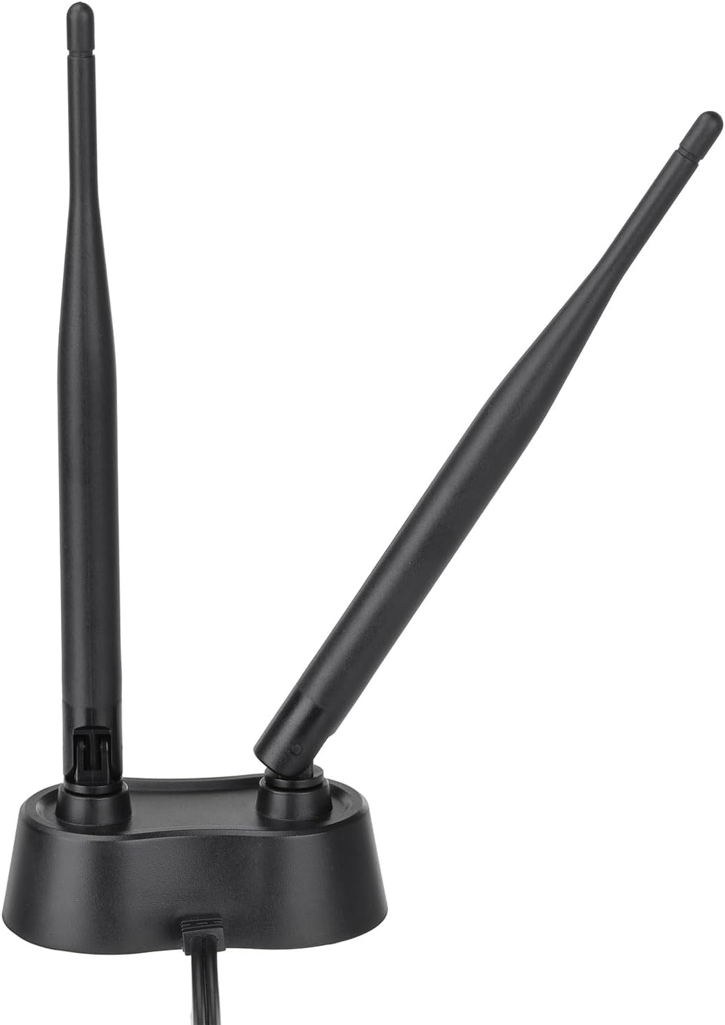 Eightwood 9dBi Dual Band WiFi Antenna 2.4GHz 5GHz RP-SMA WiFi Antenna with Magnetic Base and 6.5ft Extension Cable for PC Desktop Computer PCIe WiFi Bluetooth Wireless Network Card, WiFi Router
