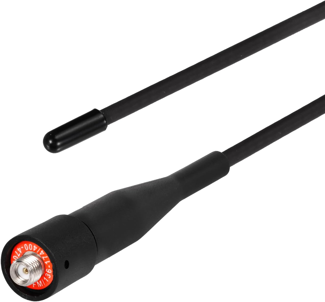 Eightwood Two Way Radio Antenna 6in, VHF/UHF Dual Band SMA Female Flexible Handheld Ham Radio Antenna 2-Pack for Baofeng Walkie Talkie UV-5R UV-82 Yaesu FT-65