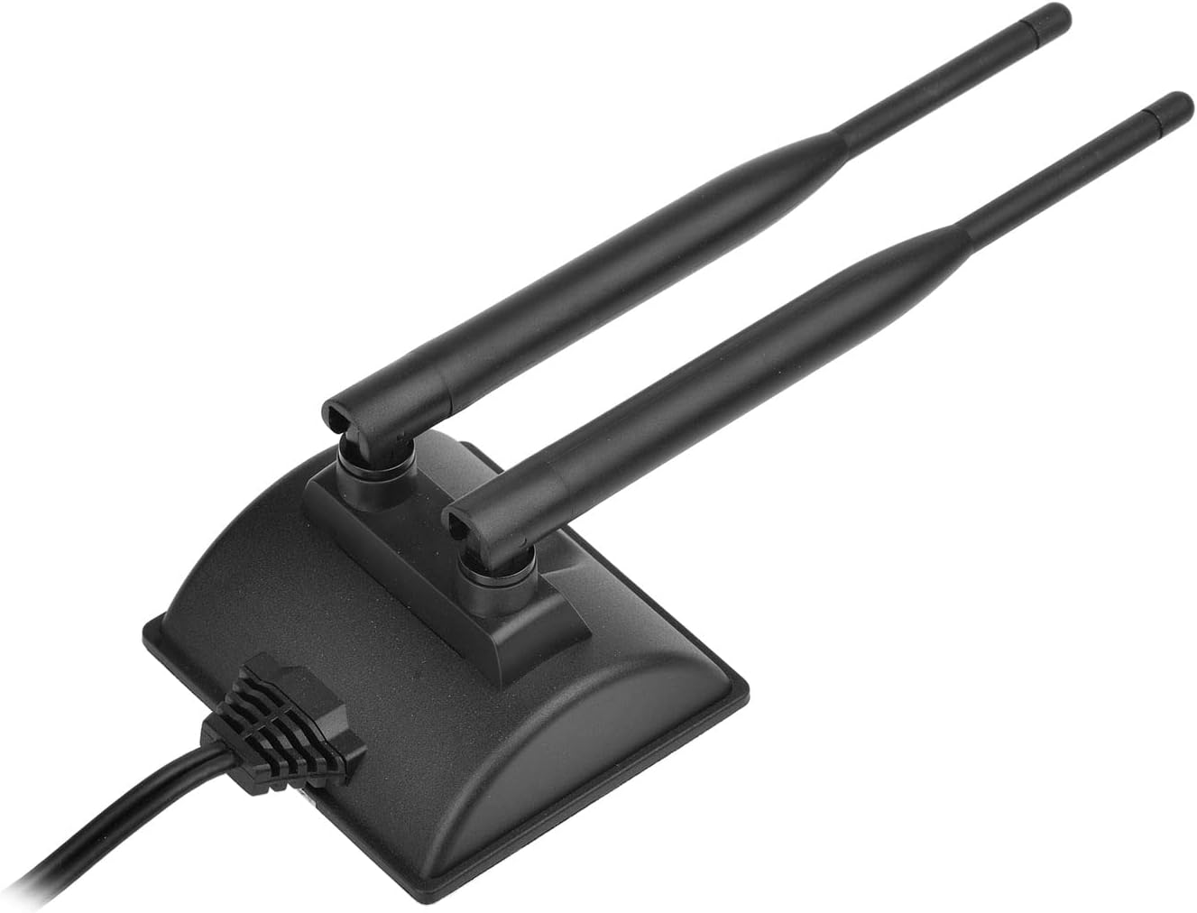 Eightwood 2.4GHz 5GHz Dual Band WiFi Antenna RP-SMA Male Antenna + RP-SMA Female Cable 6 inch (2-Pack) for Mini PCIe Network Card USB WiFi Adapter Wireless Router Hotspot