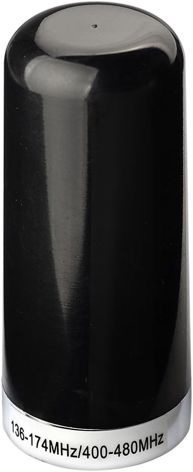 Eightwood Dual Band UHF VHF Antenna MNO Mount Ham Radio Antenna 136-174MHZ 400-470MHZ for Vehicle Car Truck Marine Amateur Mobile Radio Two Way Radio