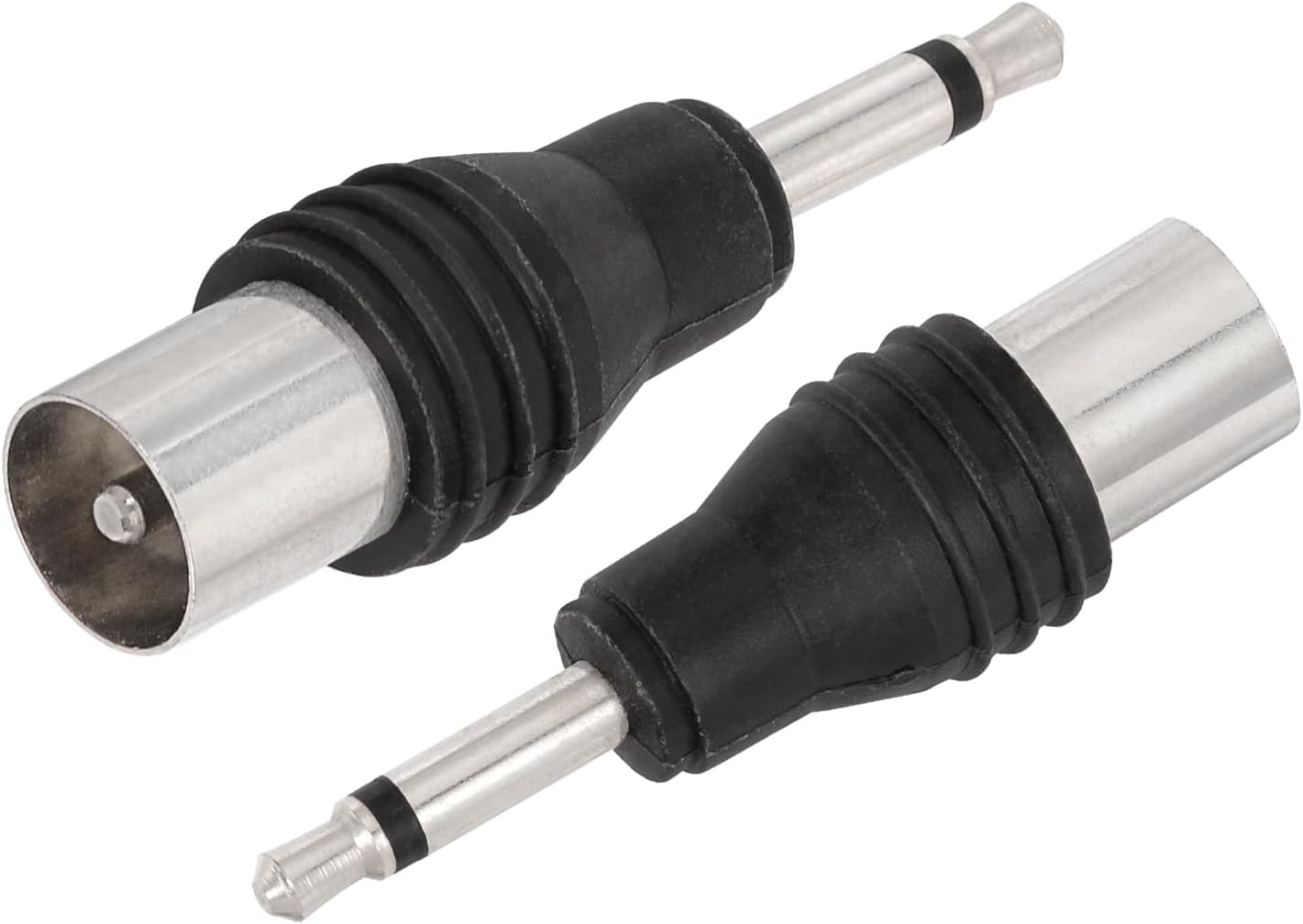 Eightwood Adapter 3,5 mm Mono Stecker auf 9,5 mm Pal TV Stecker Adapter 2 Stück für TV Radio Stereo Receiver Bose Wave Radio