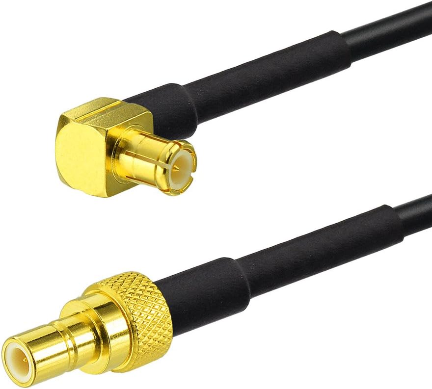 Eightwood DAB+ Antenne Adapter MCX Stecker auf SMB Adapter MCX Kabel RG174 40cm 1.3ft DAB Antenne Kabel für Blaupunkt Beat TechniSat Pioneer Sony Alpine MEHRWEG