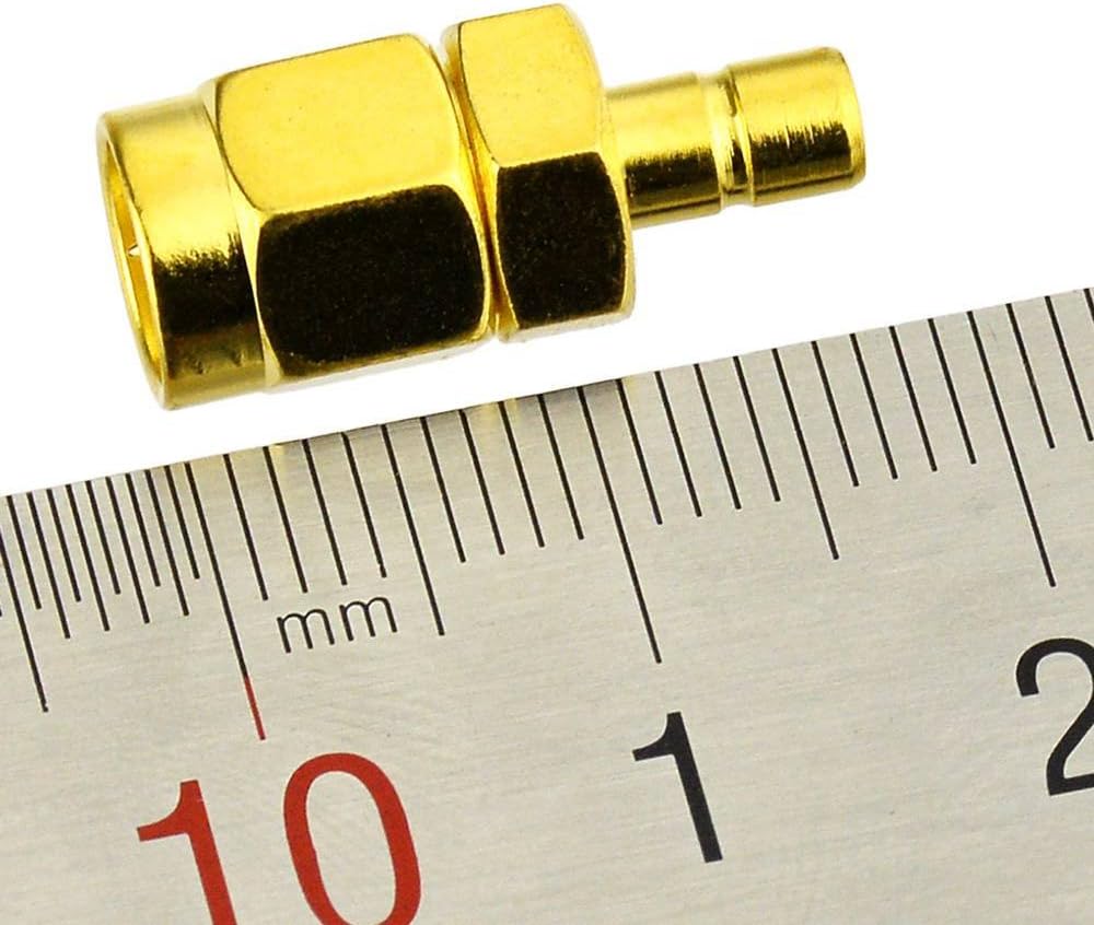 Eightwood DAB Antenne Adapter SMA SMB Adapter SMB Buchse auf SMA Stecker Antennenadapter 2 St Kompatibel für DAB Autoantenne AM/FM DAB + Pionier Clarion Alpine MEHRWEG