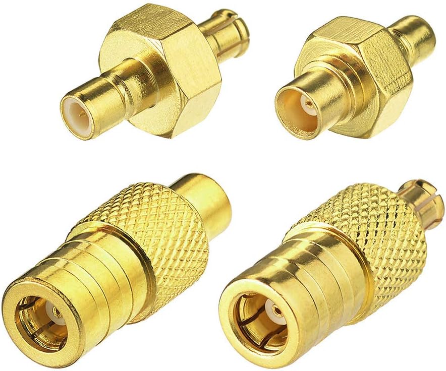 Eightwood Autoradio DAB Antenneadapter MCX Adapter SMB Stecker Kit 4 Typ für DAB Radio Antenna Aerial RF Kabel Car Satellite Sirius XM MEHRWEG