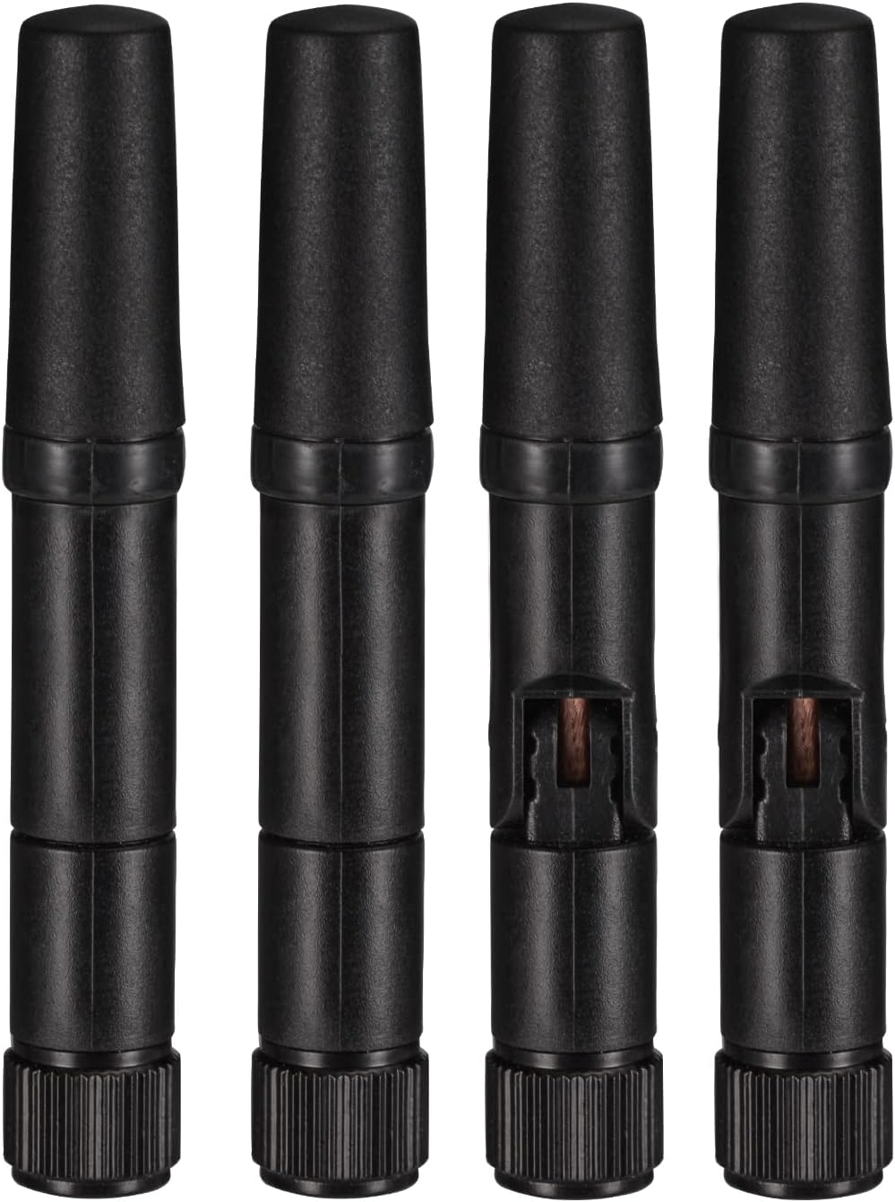 Eightwood WiFi Antenna Dual Band 2.4 GHz 5.8 GHz RP SMA Antenna 4 Pieces for PC Desktop Computer PCIe Card FPV WLAN Router WLAN Network Card etc.