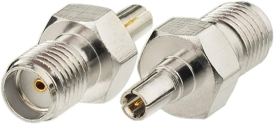 Eightwood 4G LTE Antenne Adapter CRC9 Adapter auf SMA Buchse 2 Stücke für Netgear AC785 Hsdpa Huawei 2G 3G 4G LTE Antenne UMTS Mobile Broadband MEHRWEG