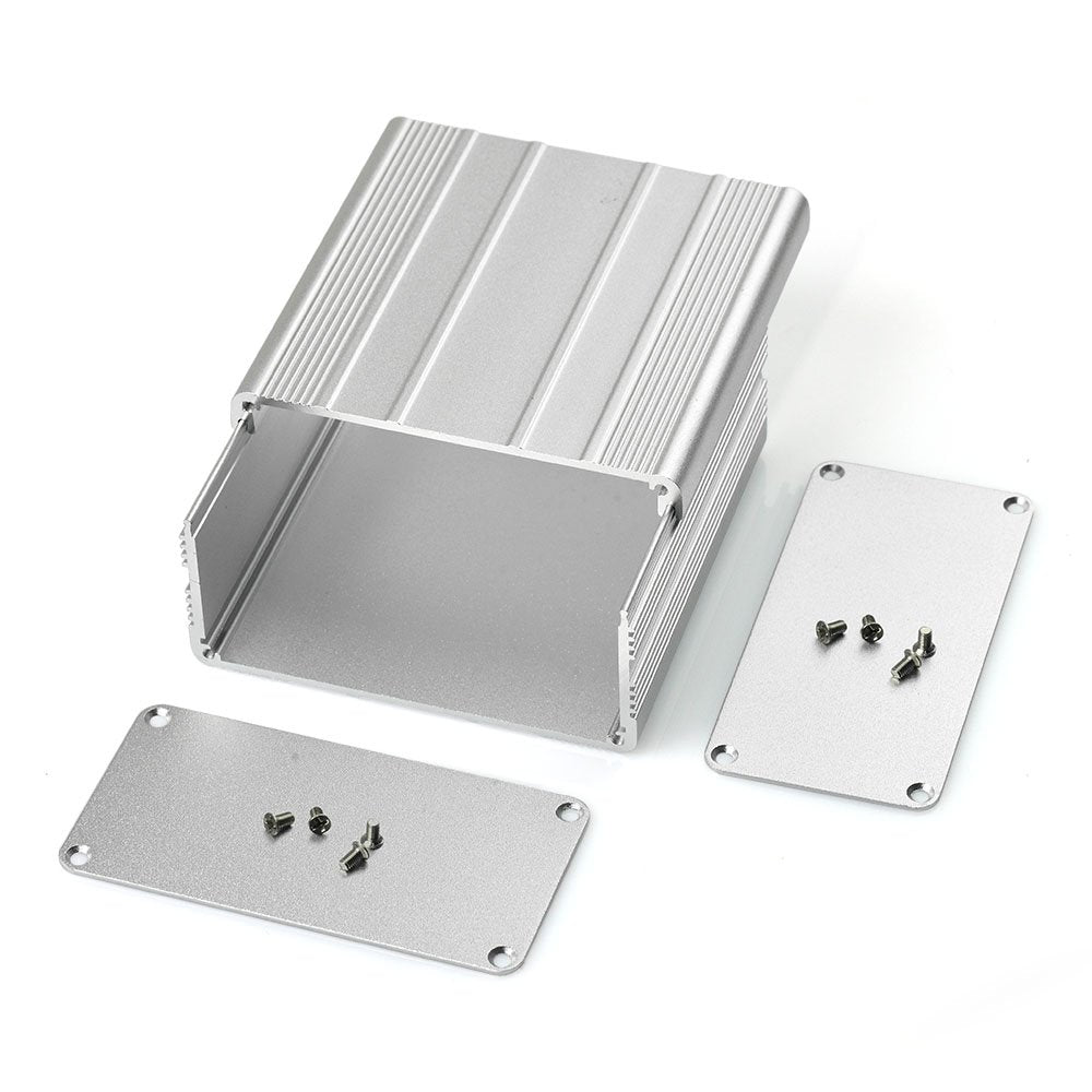 Eightwood Aluminum Enclosure Electronic Project Box Case for PCB Instrument Amplifier DIY 3.94 x3.94 x1.97 inch (LWH)