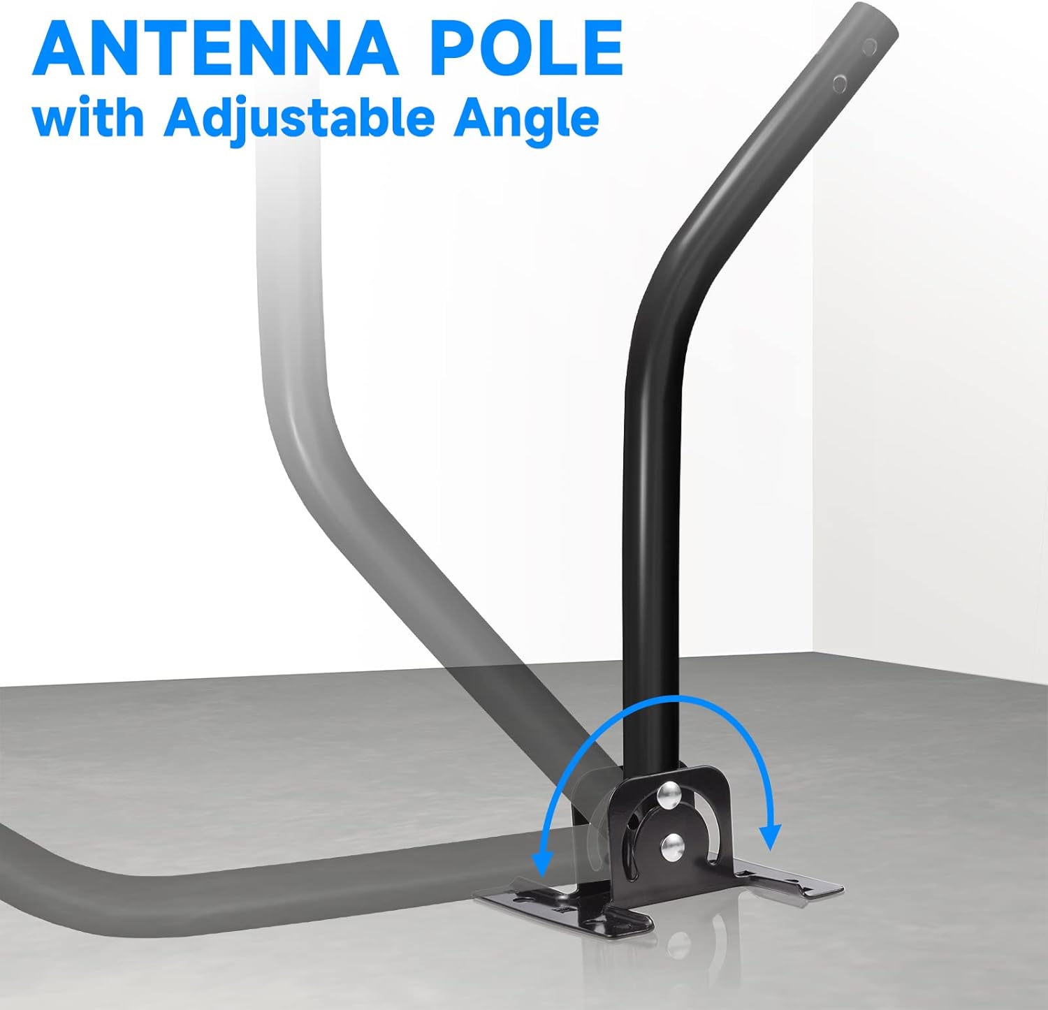 Eightwood Satellitenschüssel Halterung Wandhalterung Satellitenschüssel Sat Halterung Verstellbarer Winkel geeignet für die Installation verschiedener Außenantennen