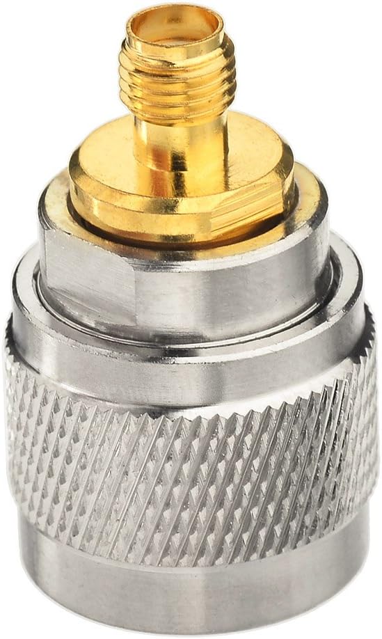 Eightwood Walkie Talkie Handheld Radio SMA Female auf UHF Male Pl Stecker Antenne Adapter 2 Stücke für Ham Radio Baofeng Wouxun Icom Yaesu CB Funk MEHRWEG