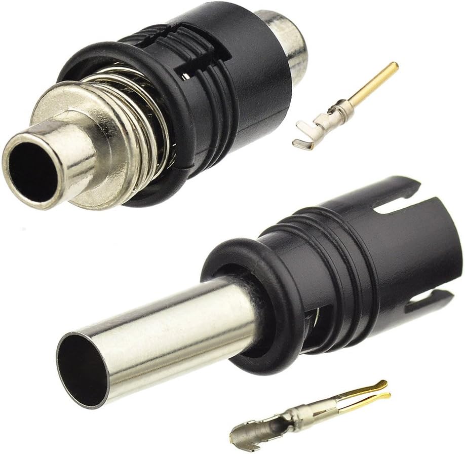 Eightwood AM/FM Antenne Raku RAST II 2 Adapter Raku II Connector Male mit Buchse 2 Typ für Auto Radio Antenne Adapter MEHRWEG