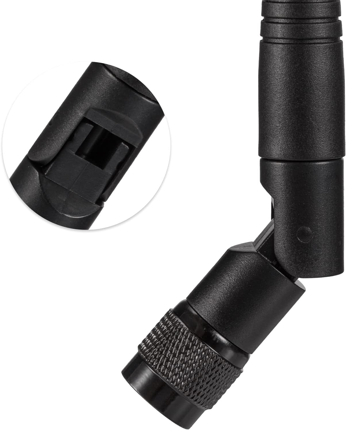 Eightwood 5dBi 2.4GHz WiFi Antenna RP-TNC Male Antennas (2-Pack) Compatible with Trimble Robotic Total Stations, Wireless Router Linksys WRT54G