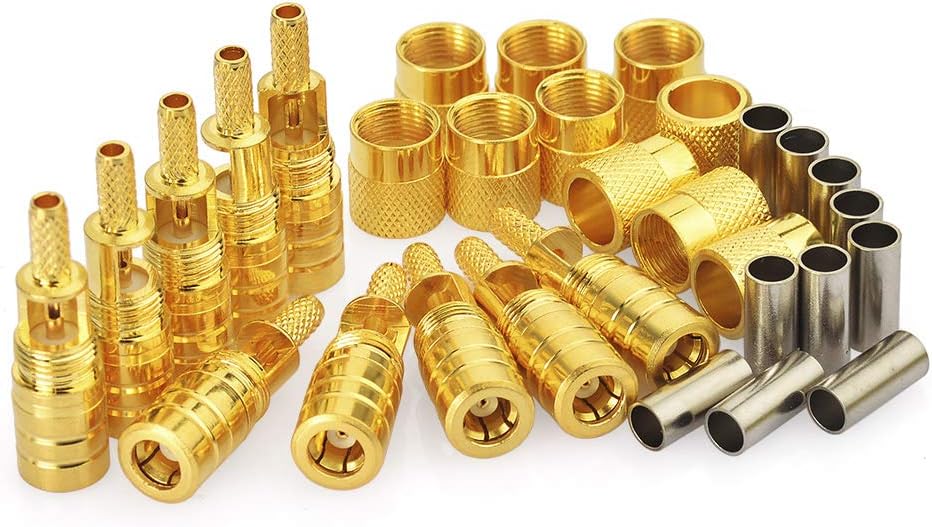 Eightwood SMB Adapter DAB Antenne Adapter SMB Connect 10 Stücke für DAB DAB+ Antennekabel RG174 RG178 RG316 Auto Radio GPS Antenne Adapter MEHRWEG