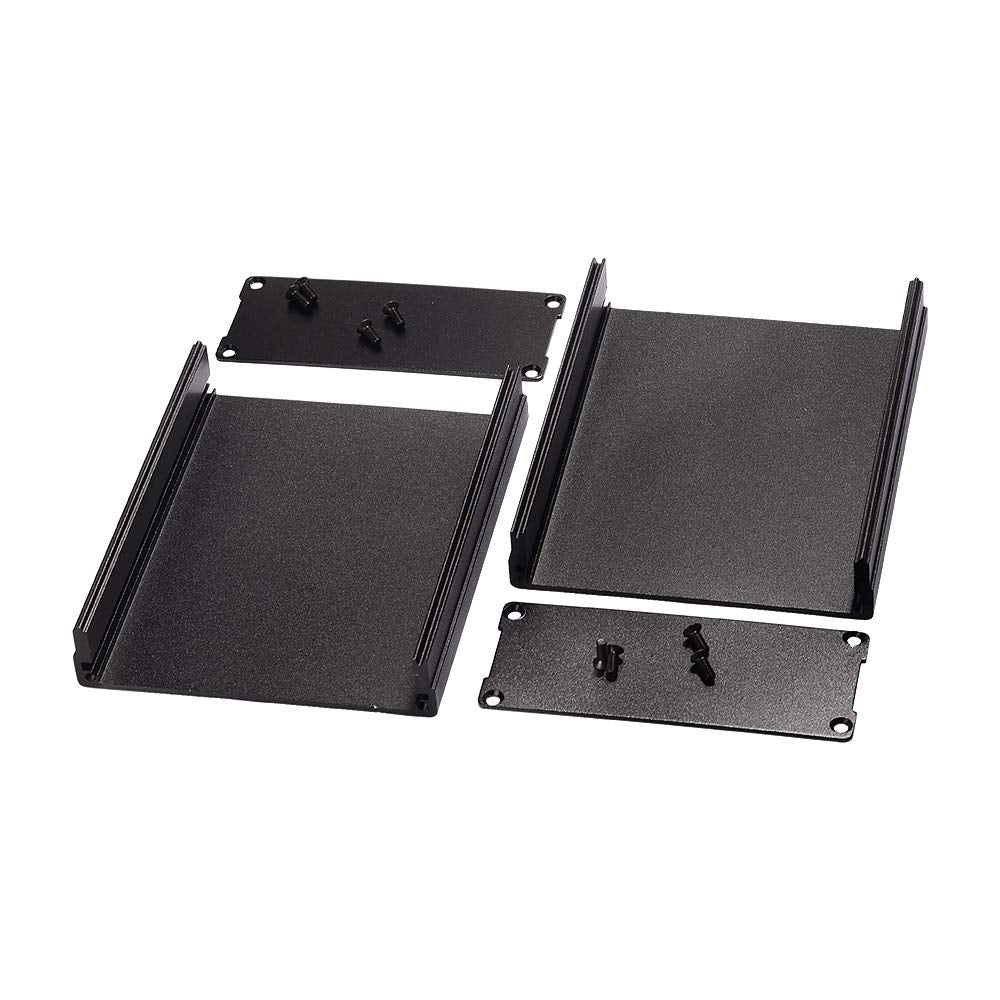 Eightwood Aluminum Electronic Project Box Enclosure Split Body Case DIY 4.72 x 3.82 x 1.57 inch (LxWxH)