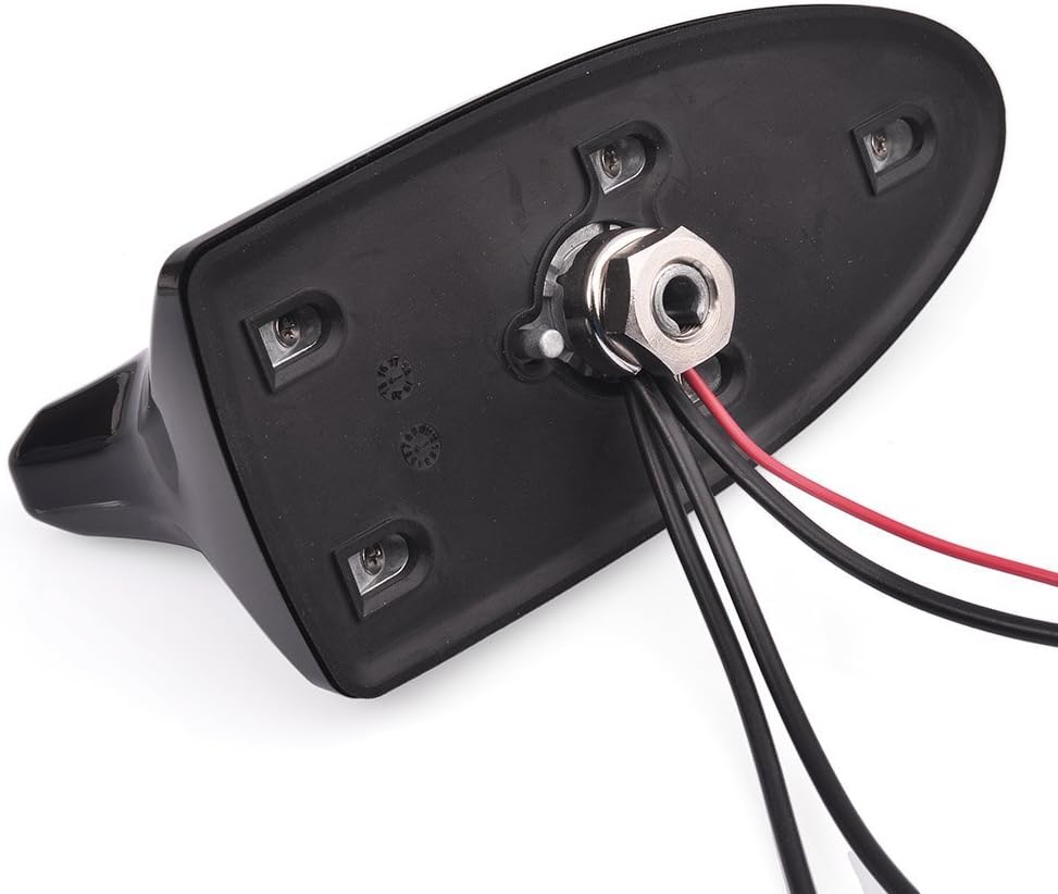 Eightwood DAB/DAB+ Antenna Car Radio Antenna Splitter DAB Fakra Adapter AM/FM GPS Roof Antenna Signal Amplifier of Car Shark Fin Antenna with Extension Cable RG174 5 m Multi-Way