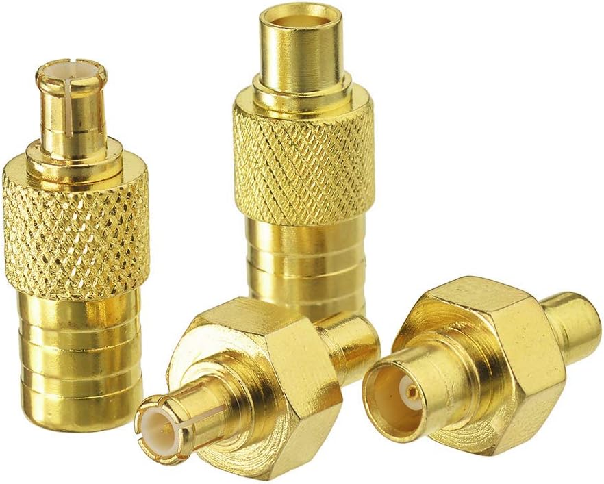 Eightwood Autoradio DAB Antenneadapter MCX Adapter SMB Stecker Kit 4 Typ für DAB Radio Antenna Aerial RF Kabel Car Satellite Sirius XM MEHRWEG