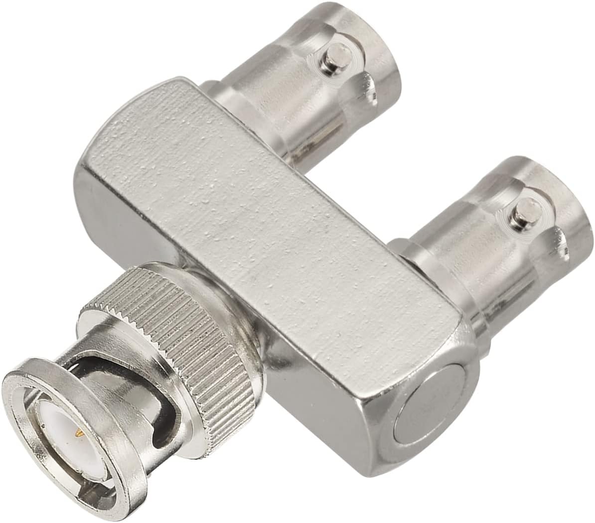 Eightwood BNC Splitter Adapter 5-Pack BNC Male to Dual BNC Female 1 in 2 Out 3 Way Audio RF Connector