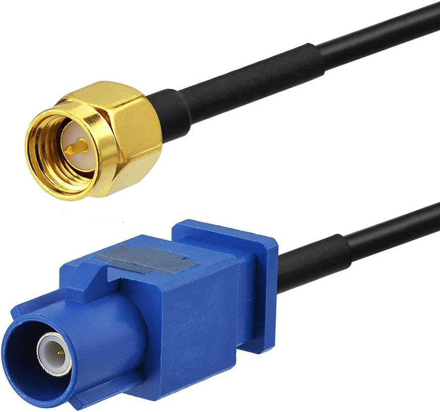Eightwood GPS Antenne Adapter Fakra C auf SMA Stecker Pigtail Kabel RG174 15cm 6inch 2 Stück für Auto DVR GPS Modul Tracking Antenne GPS Navigation System GPS Receivers MEHRWEG