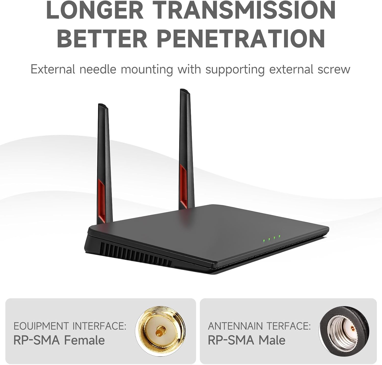 Eightwood WiFi Antenne WLAN Antenne 2.4g/5.8g 10 dBi RP-SMA Antenne Dualband für PC Motherboard Router Camera PCI-E Network Card ASUS RT-AC68u…