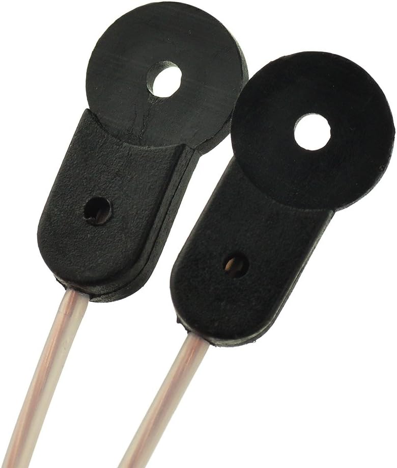 Eightwood FM Dipol Antenne 75ohm Unbal Push On Female Pal Connector TV Adapter Y Tuner für Yamaha Sony Bose Sherwood Pioneer Oenon Onkyo Audio Radio MEHRWEG