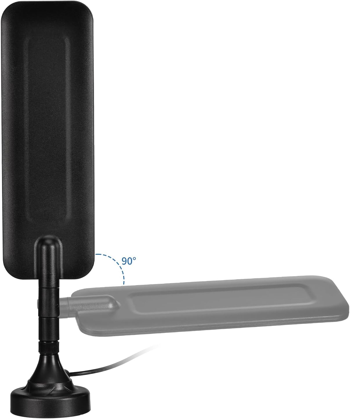 Eightwood 4G LTE Dipole Antenna SMA Male Antenna Magnetic Base Compatible with 4G LTE Router Hotspot Modem Industrial Cellular IoT Gateway Trail Camera